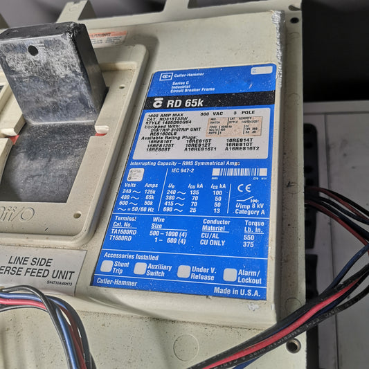 Cutler-Hammer Circuit Breaker RD316T33W #202367-55