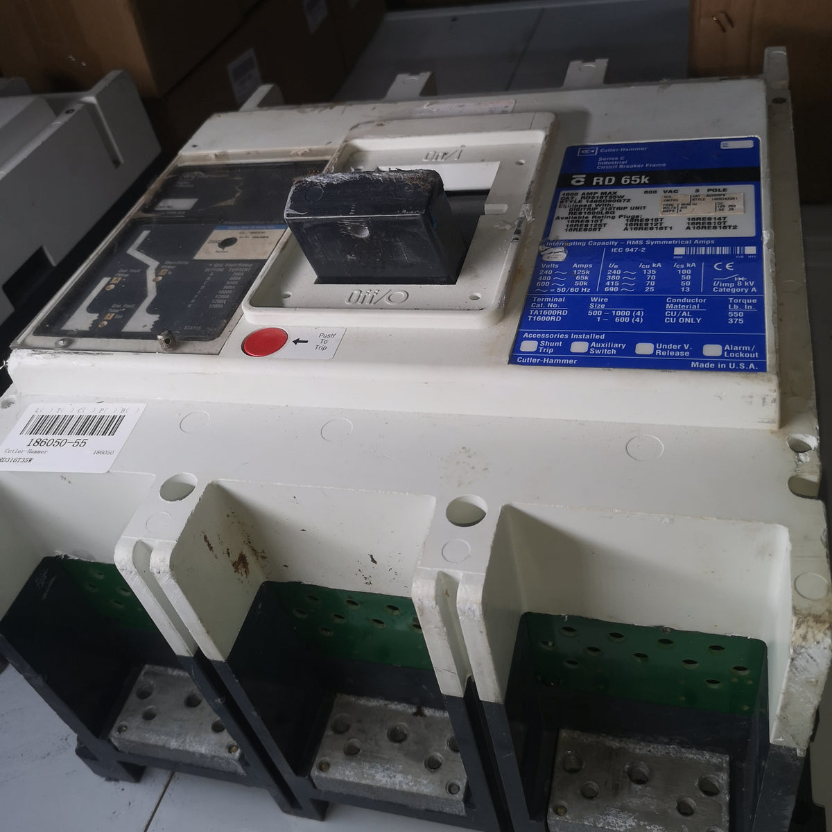 Cutler-Hammer Circuit Breaker RD316T35W - Used