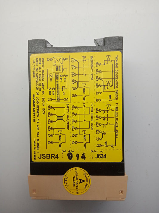 JOKAB Safety relay JSBR4 24VAC