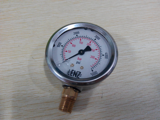 LOTS of 2 pcs,LENZ Pressure Gauge AFC-5M-25