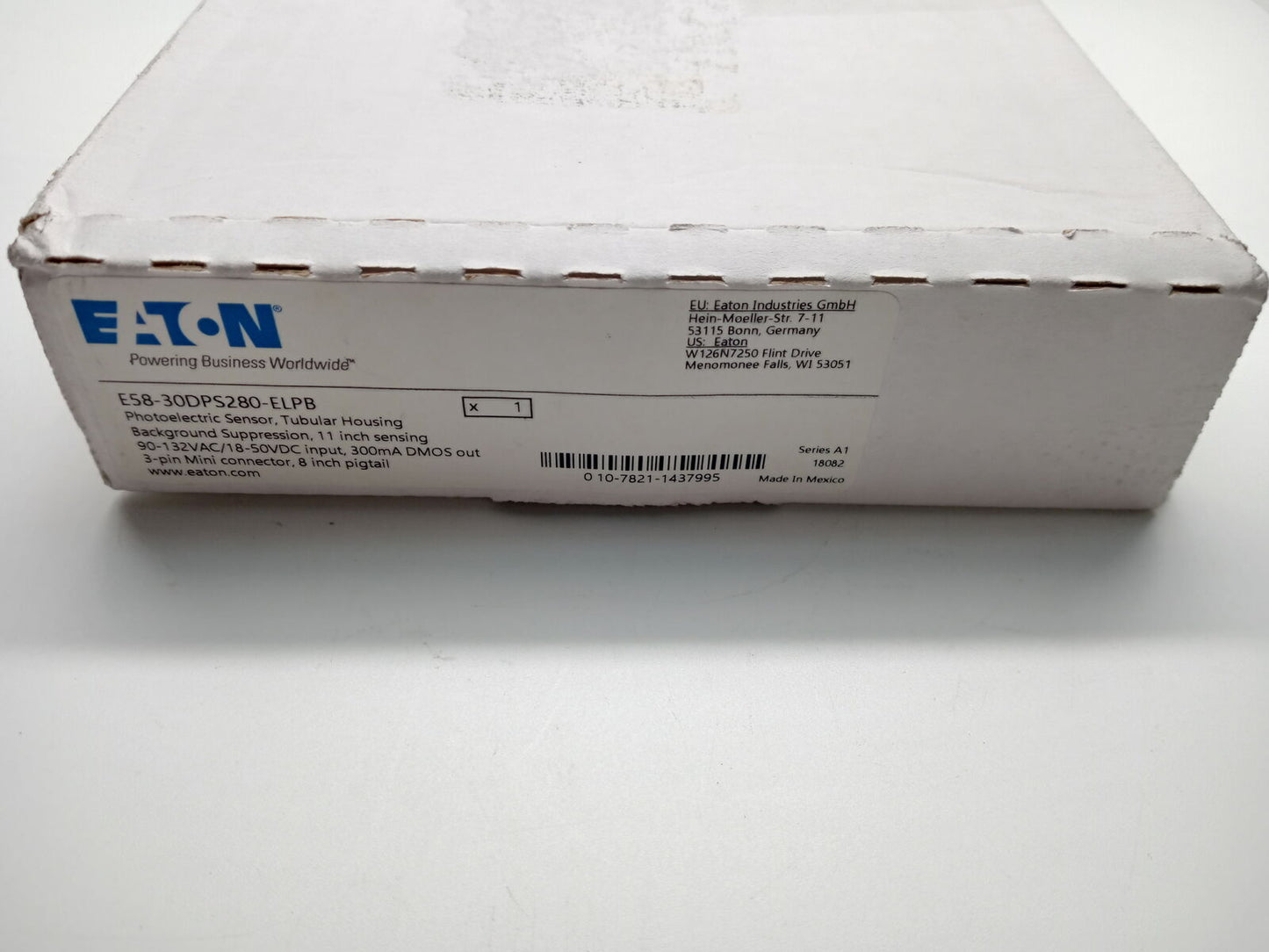 EATON Photoelectric Sensor E58-30DPS280-ELPB