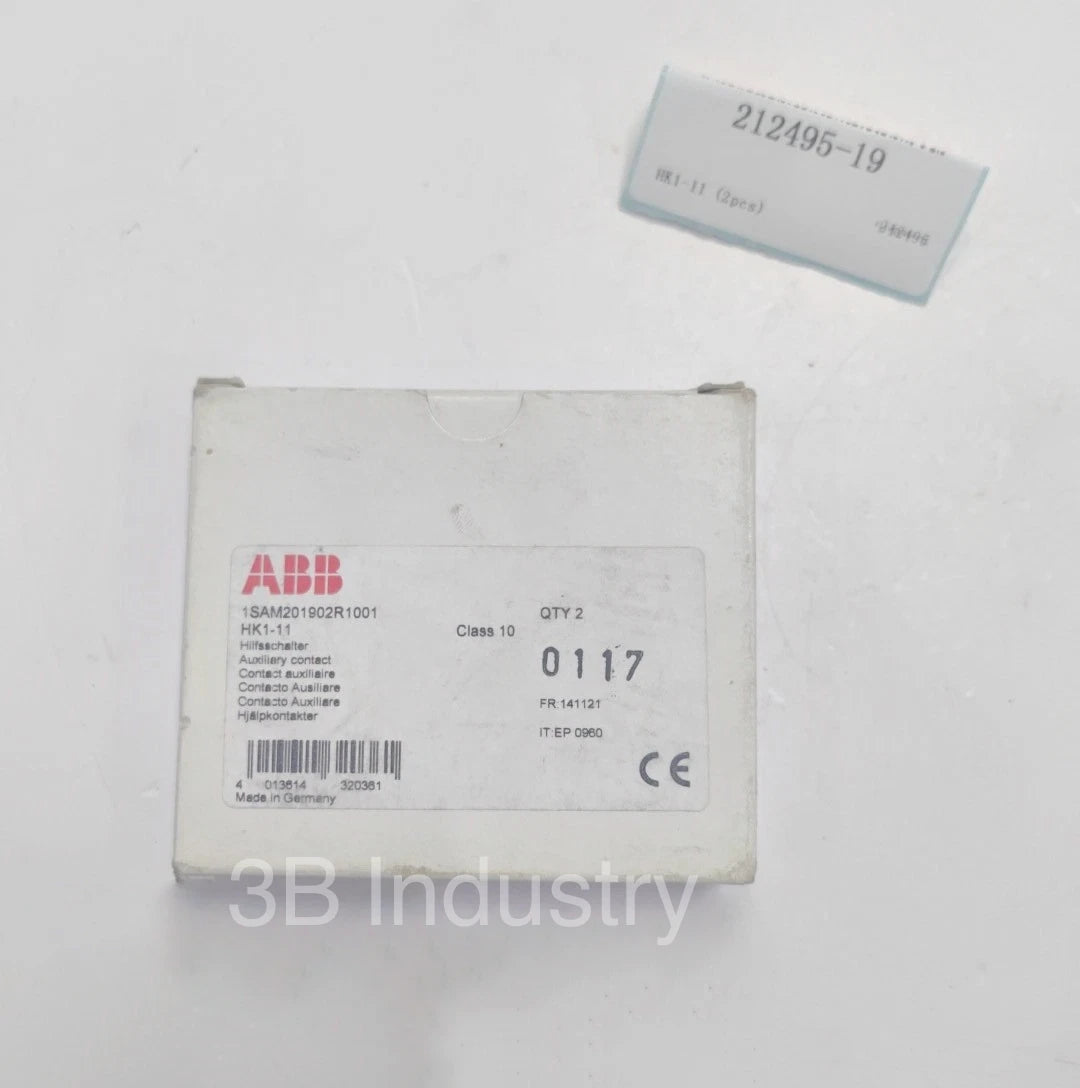(2PCS) ABB HK1-11 AUXILIARY CONTACT 1SAM201902R1001 With Factory Box
