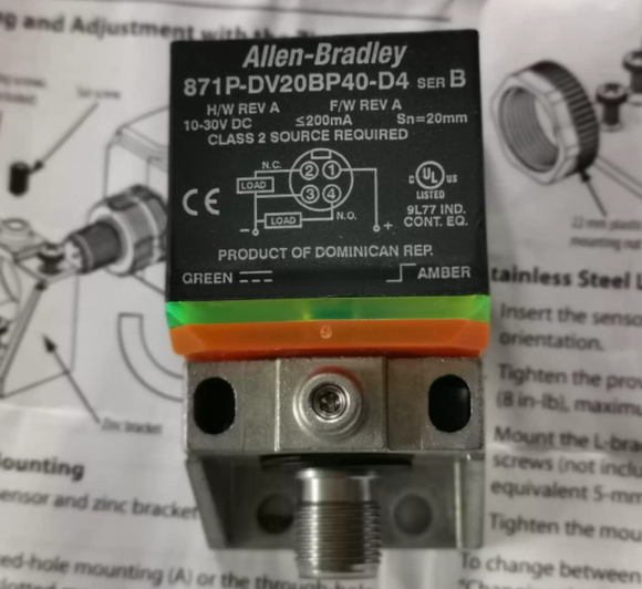 Allen Bradley 871P-D20BP40-D4 Sensors
