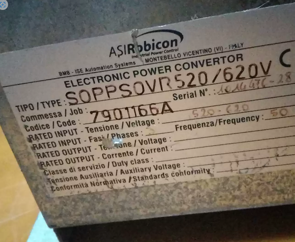 Asirobicon SOPPSOVR520 660V Converter