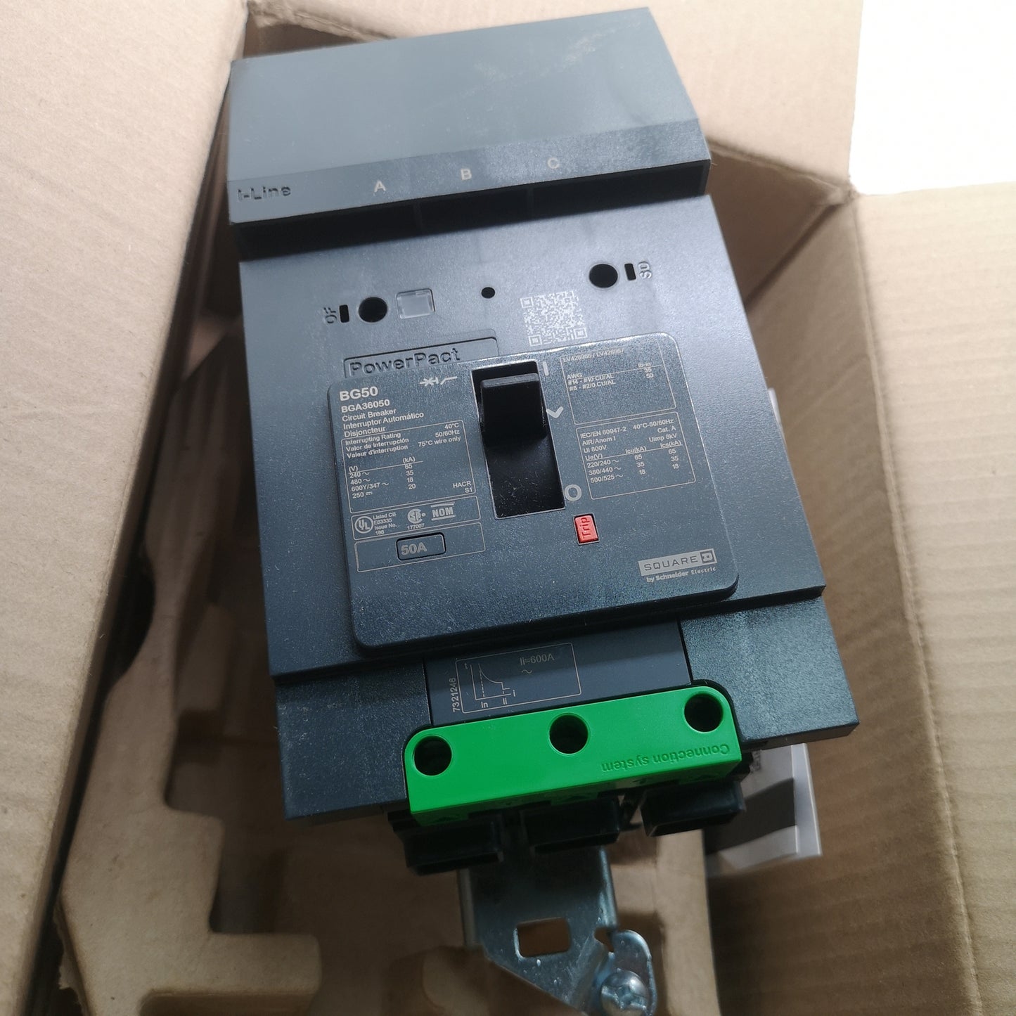 SQUARE D Circuit Breaker BGA36050