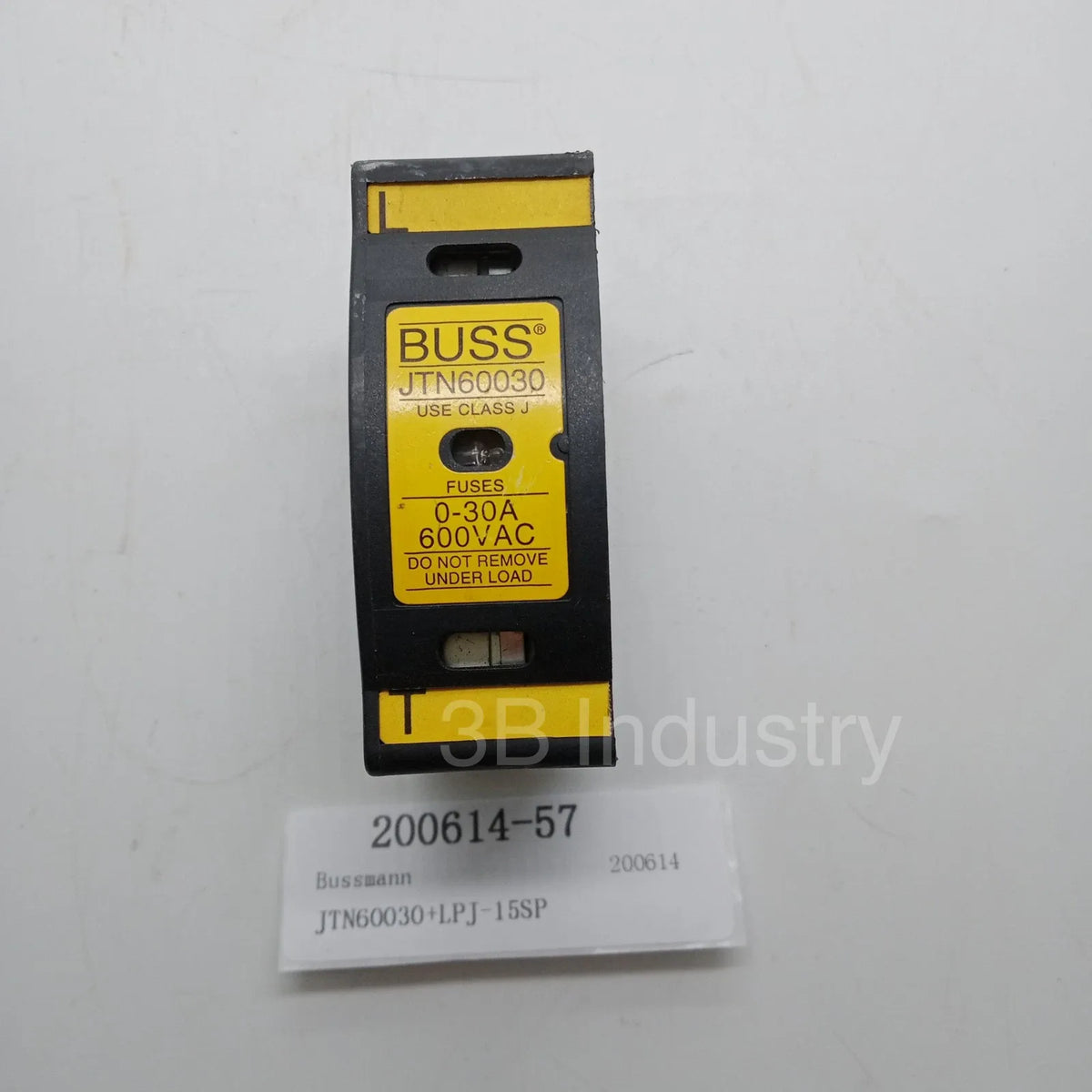 [Fully Stocked] Bussmann DUAL-ELEMENT TIME-DELAY Fuse JTN60030+LPJ-15SP (1PC)