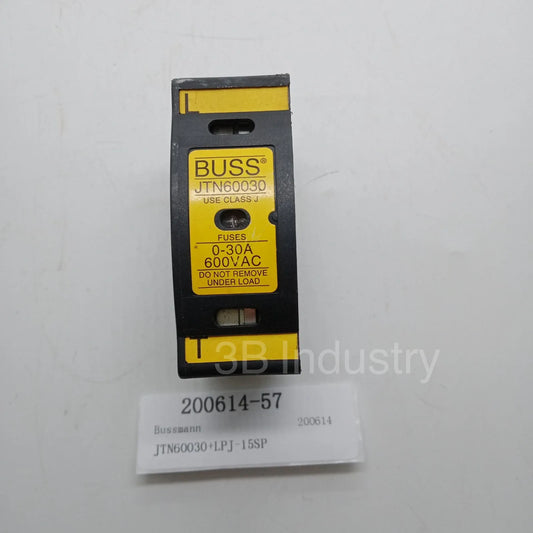 [Fully Stocked] Bussmann DUAL-ELEMENT TIME-DELAY Fuse JTN60030+LPJ-15SP (1PC)
