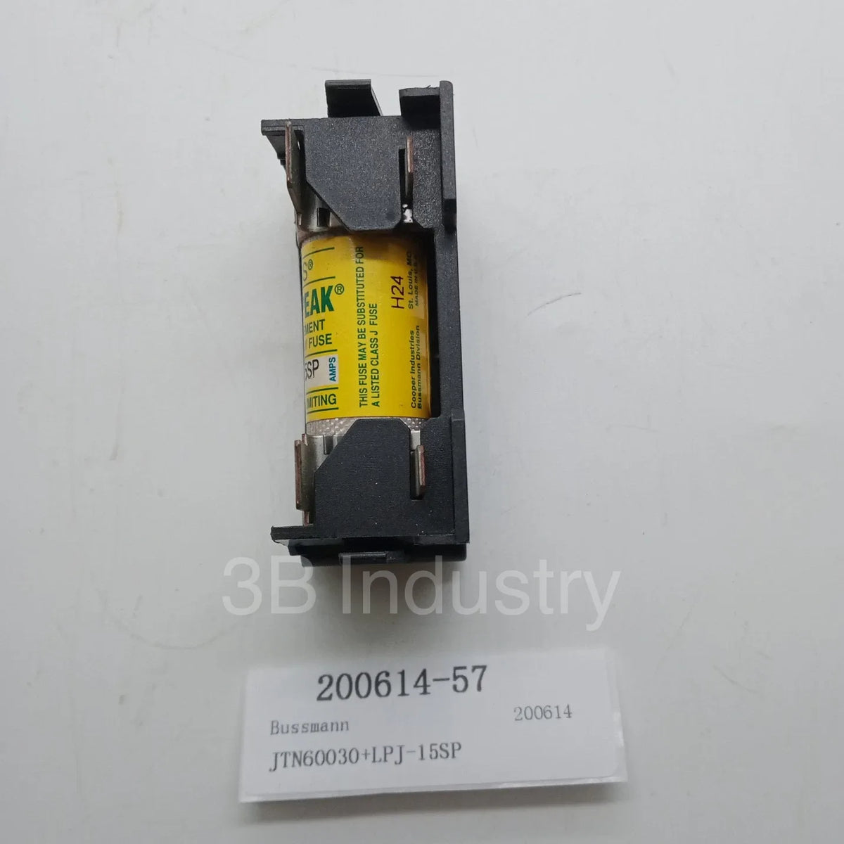 [Fully Stocked] Bussmann DUAL-ELEMENT TIME-DELAY Fuse JTN60030+LPJ-15SP (1PC)