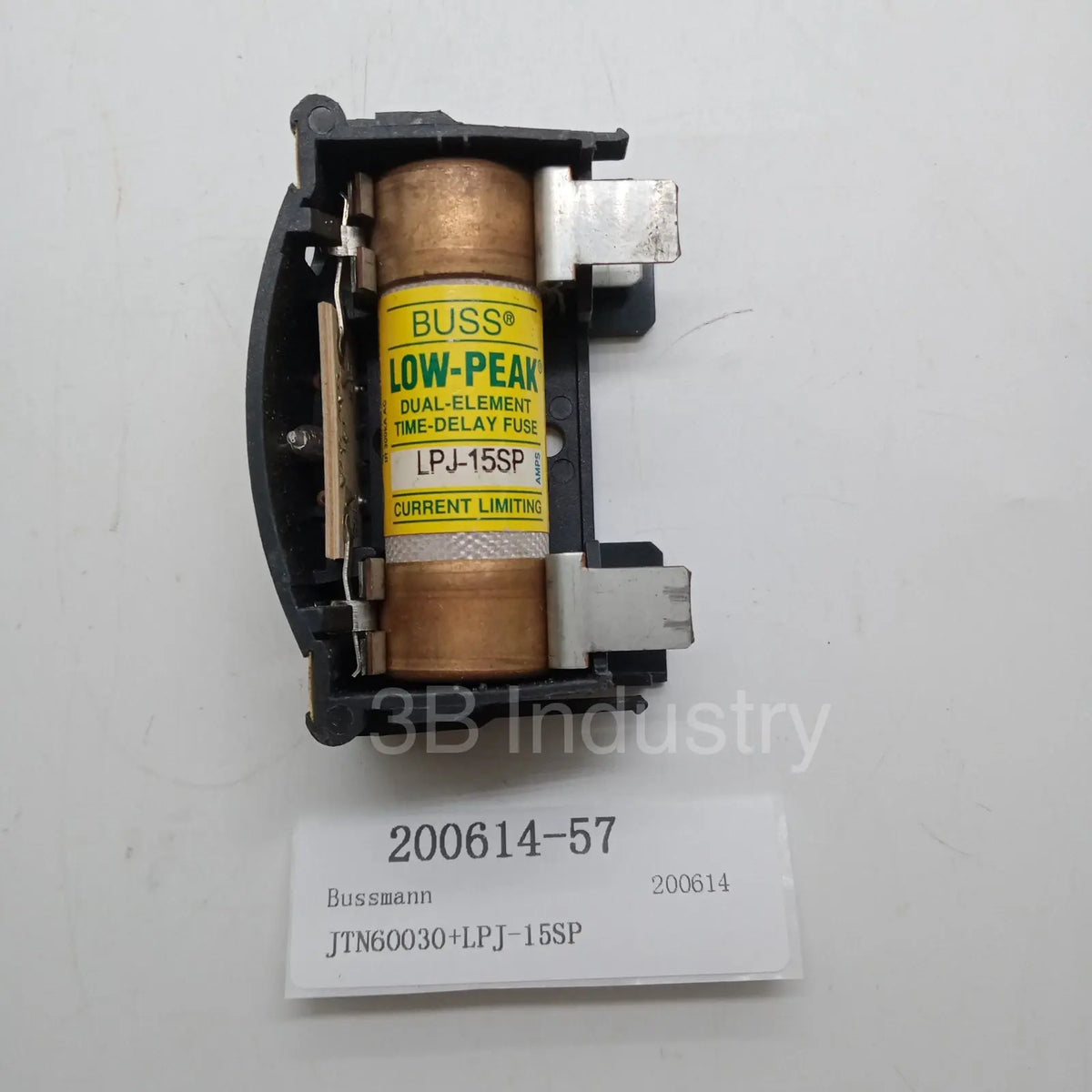 [Fully Stocked] Bussmann DUAL-ELEMENT TIME-DELAY Fuse JTN60030+LPJ-15SP (1PC)