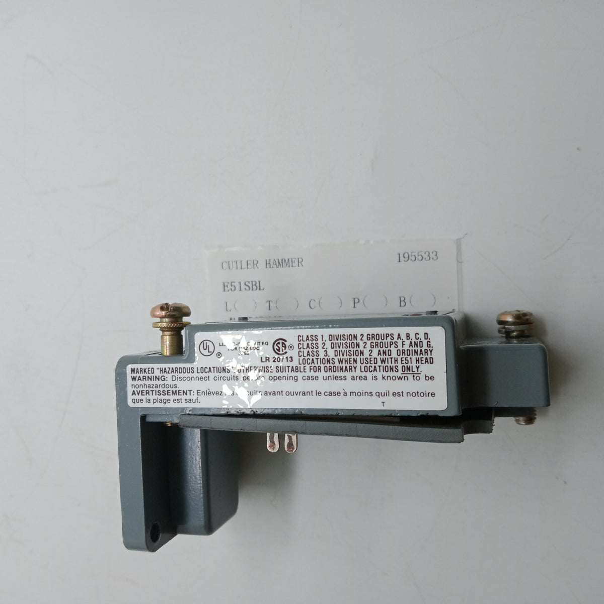 CUTLER HAMMER Switch E51SBL