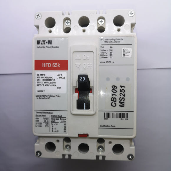 EATON Circuit Breaker HFD3020BP10