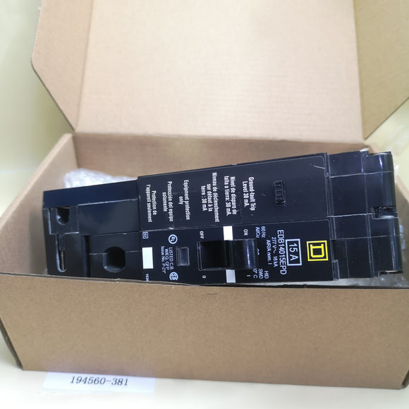 SQUARE D Circuit Breaker EDB14015EPD