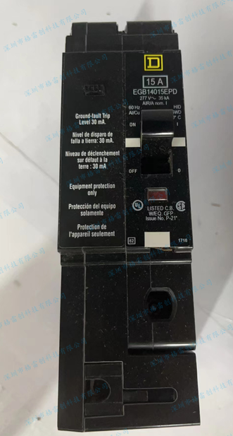 SQUARE D Circuit Breaker EGB14015EPD