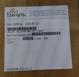 ENTEGRIS PNEUMATIC DIAPHRAGM VALVE 202-57-01