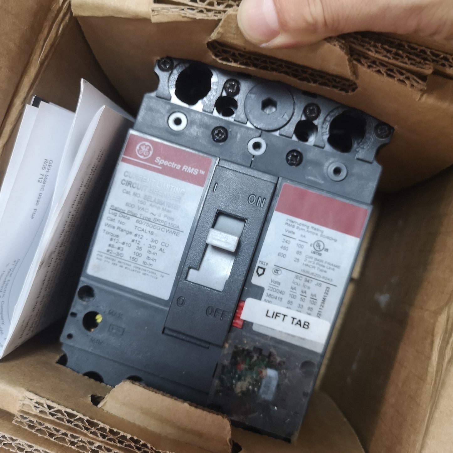 GE Circuit Breaker SELA36AT0150