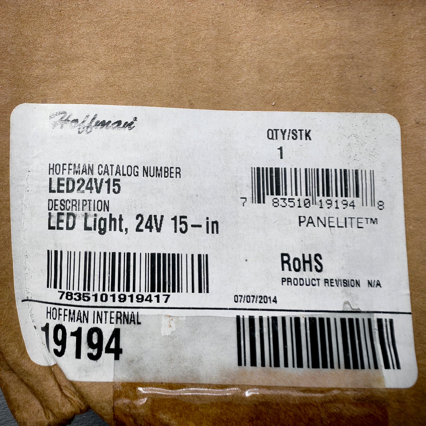 HOFFMAN LED lamp LED24V15