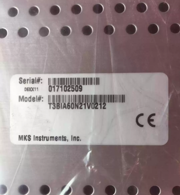 MKS T3BIA60N21V0212 Isolation Valve
