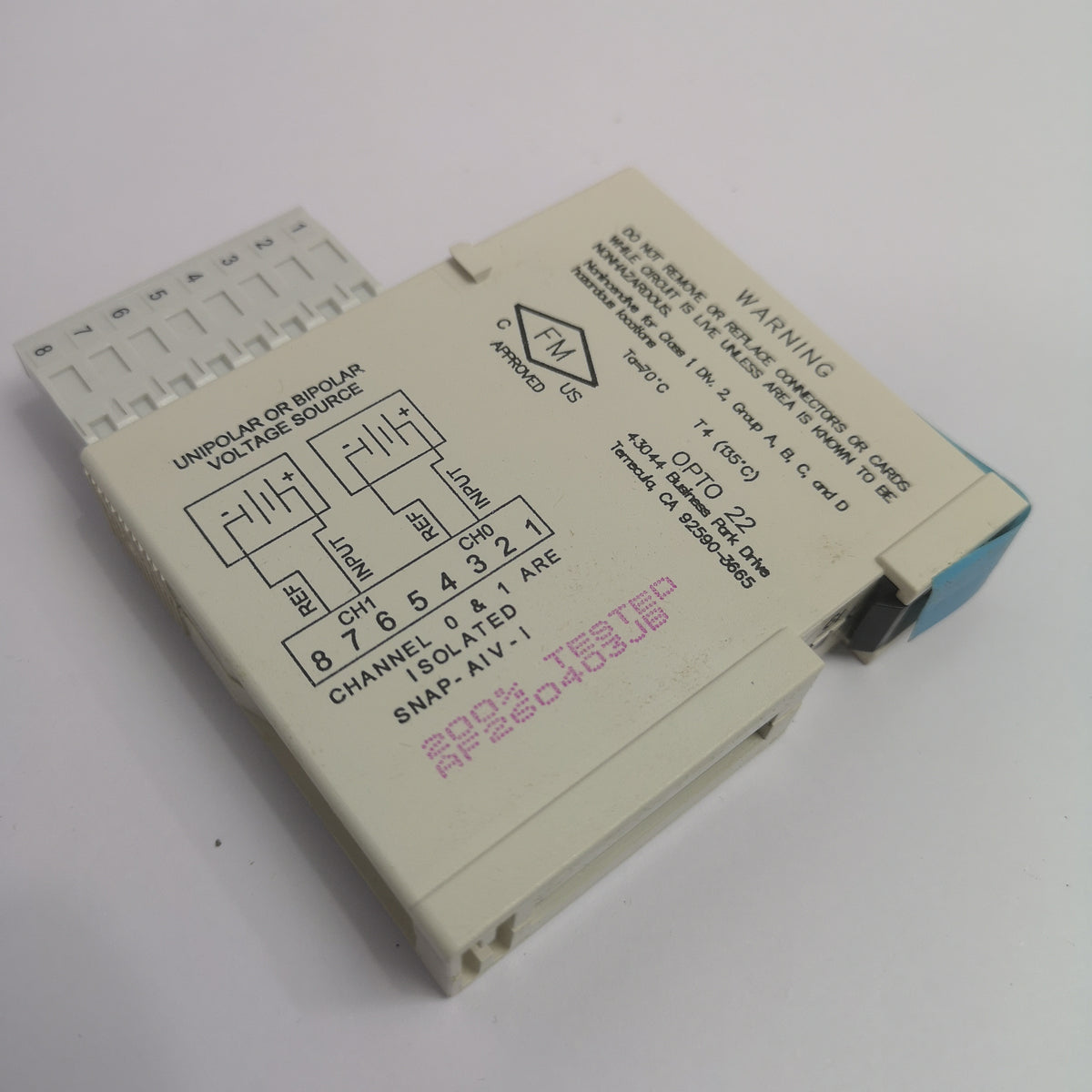 OPTO22 Module SNAP-AIV-i