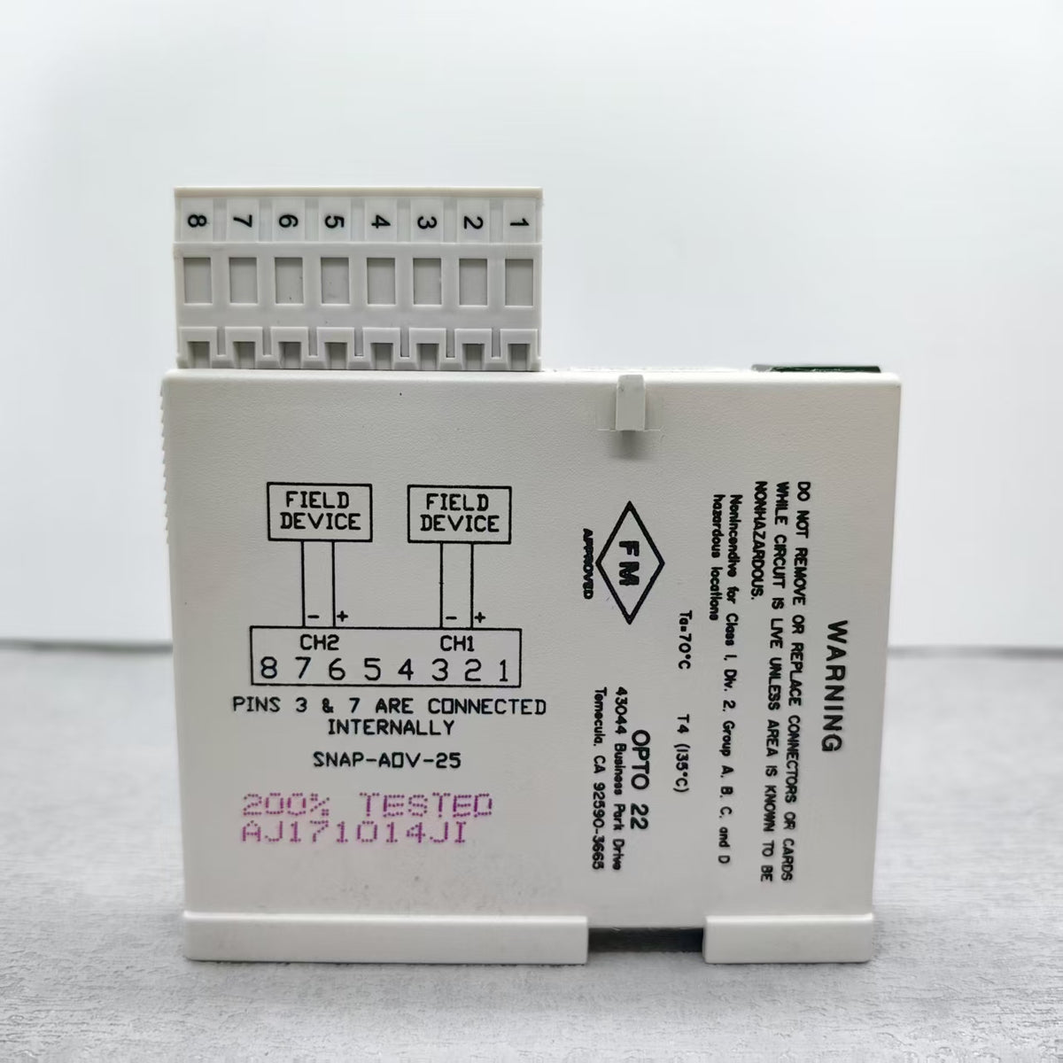 OPTO22 Module SNAP-AOV-25