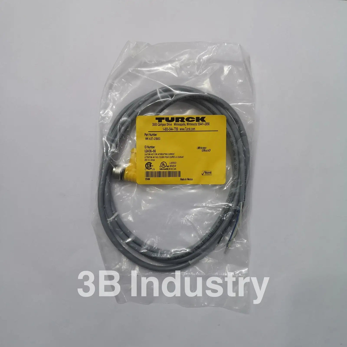 Turck U2436-66 WK 4.5T-2/S653 Cable New [Large Inventory]