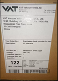 VAT 09136-CE44-AHY1-0237 Vacuum valve