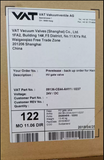VAT 09136-CE44-AHY1-0237 Vacuum valve