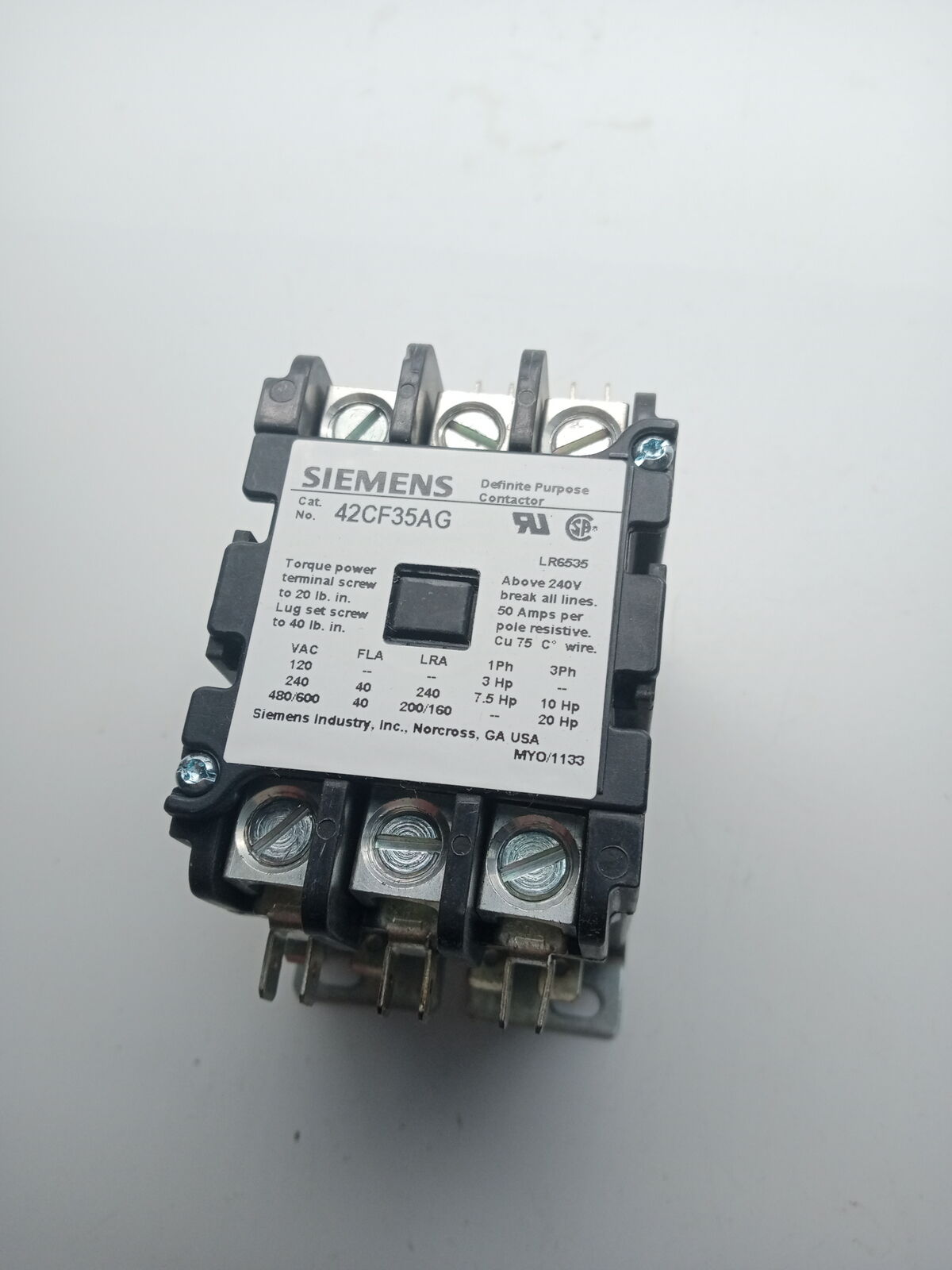 Furnas Contactor 42CF35AG