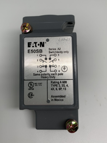 Cutler-Hammer Limit Switch Body E50SB