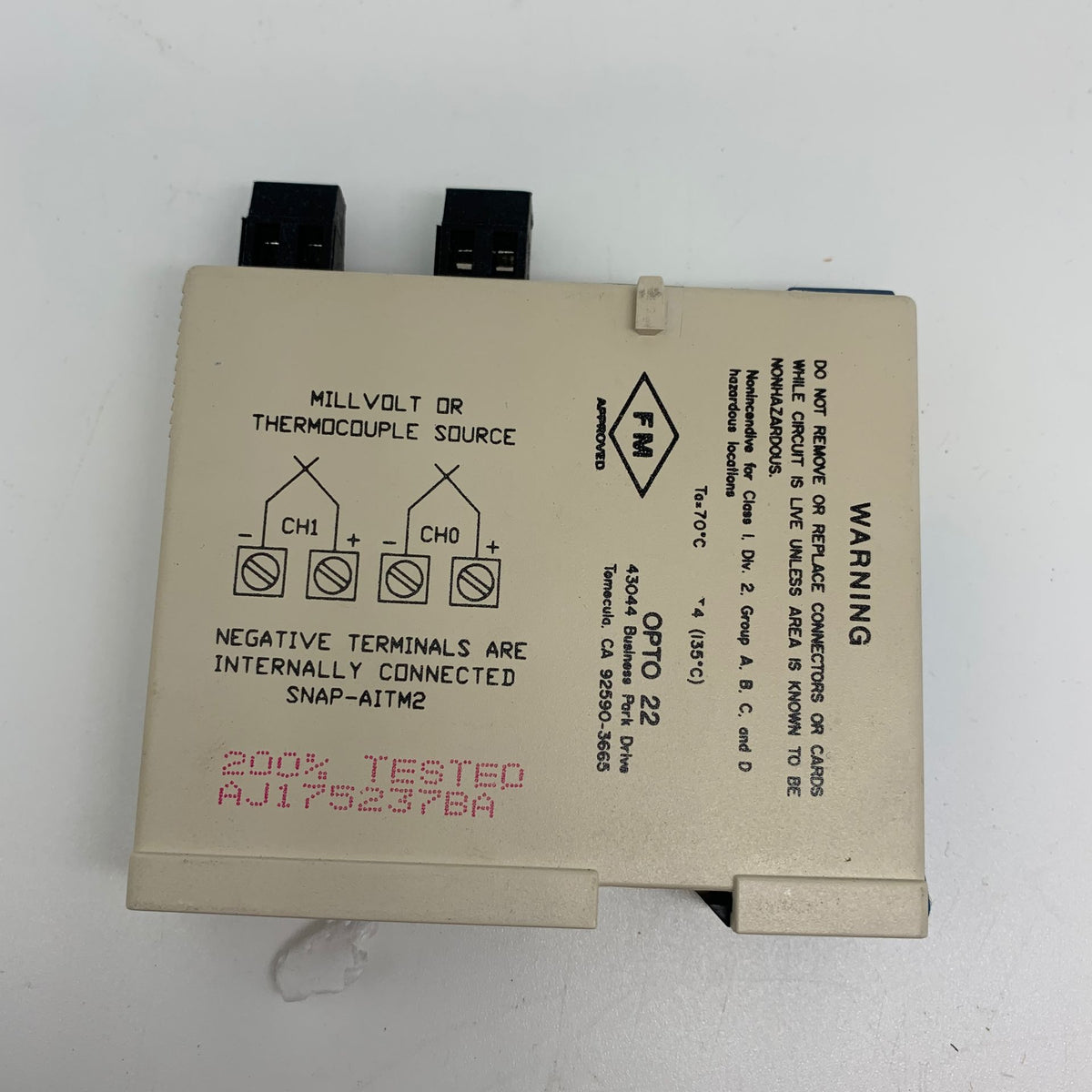 OPTO22 Module SNAP-AITM-2