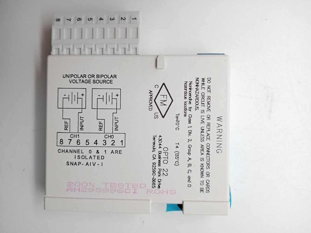 OPTO22 Module SNAP-AIV-i