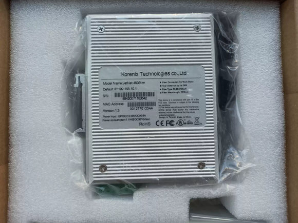 Korenix Industrial switch JetNet 4508f-m